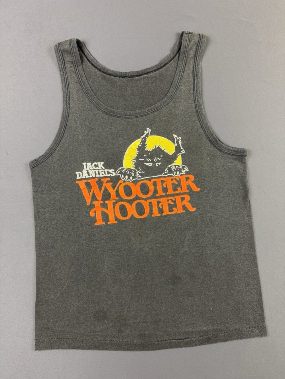 Rare Vintage 80s 90s Jack Daniels Wyooter Hooter Alcohol Drink Sun Fade Promo
